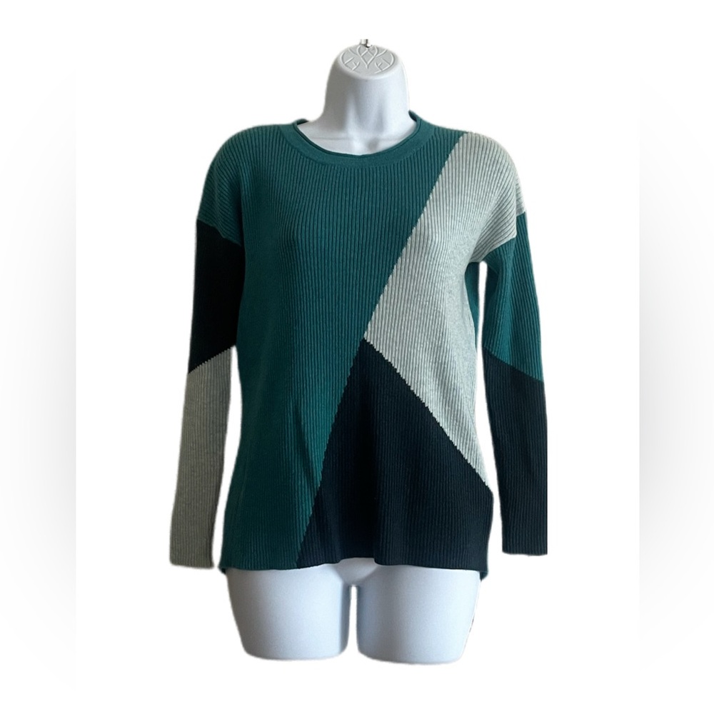 Smartwool Color-Block Pullover Crew Neck Sweater - Picture 1 of 6